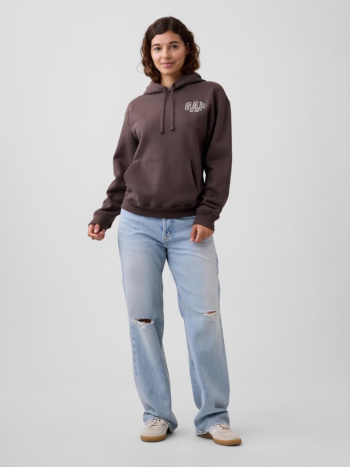 GAP Women's Hooded Est. 1969 Logo Pullover