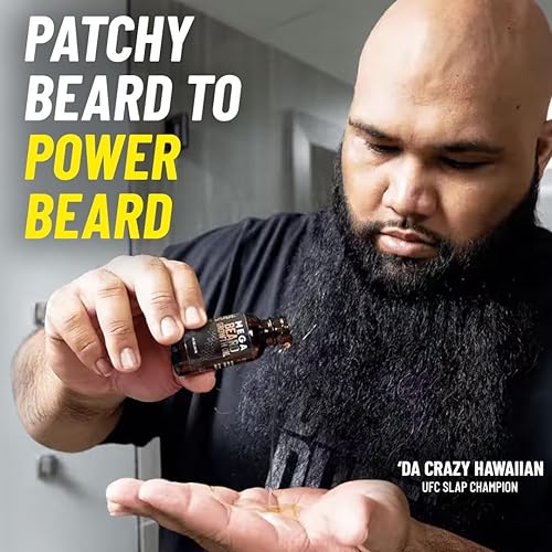 Miniatura 2 de Derm Dude Mega Aceite de crecimiento de barba con aceite de jojoba, aceite de menta japonesa, aceite de ricino, aceite de aguacate y más. Promueve