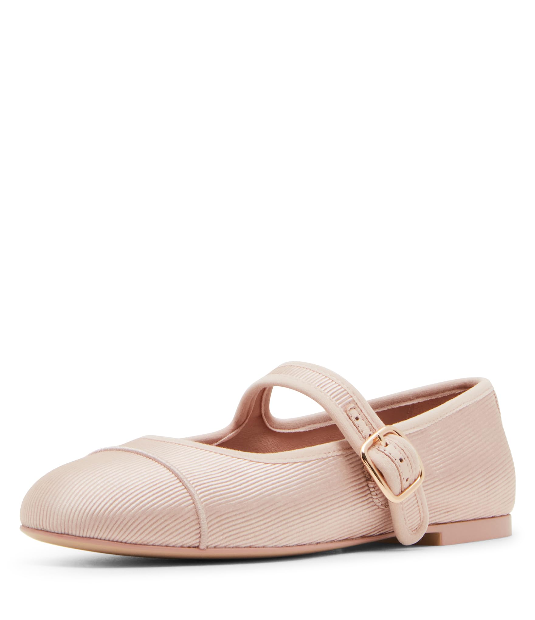 Steve Madden Women's Dory Ballet Flat, Blush Satin, 9.5 : Amazon