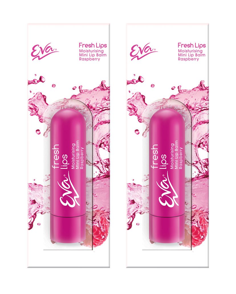 Eva Raspberry Combo Moisturizing Mini Lip Balm - 2.4 gm-image-0