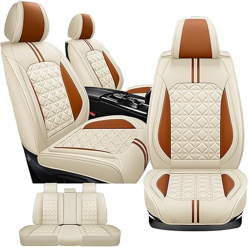Fundas de asiento de automóvil para Nissan Altima 2001-2023, funda de asiento de automóvil de cuero de alta calidad para 5 asientos, funda de