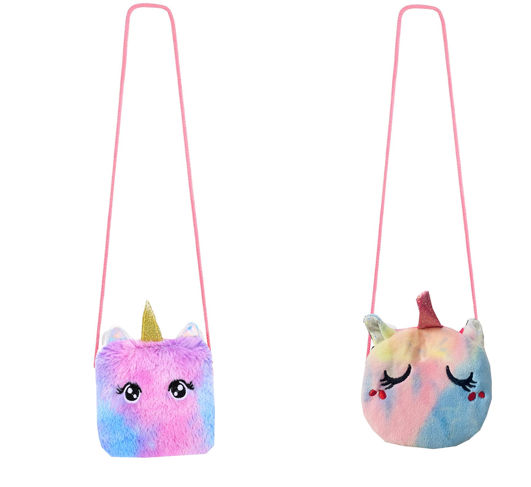 Aashiya Trades Little Girl 2 Pieces Unicorn Fur Plush Coin Purses Cross-body Purses Sling Bag (Blue) (B0982CVXTK) Amazon Price History, Amazon Price Tracker
