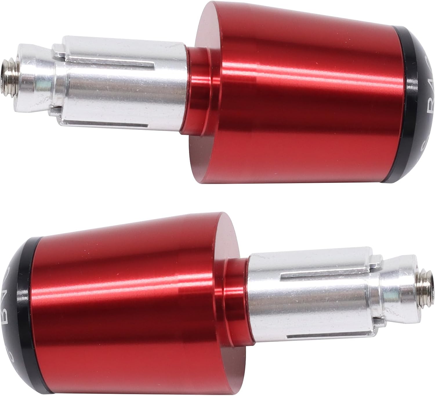 7/8" 22MM Motorcycle Bar Ends Universal Compatible with Yamaha YZF R1 R3 R6 R7 R125 R6S R25 R3 600R Motorcycle Aluminum Alloy (Red)