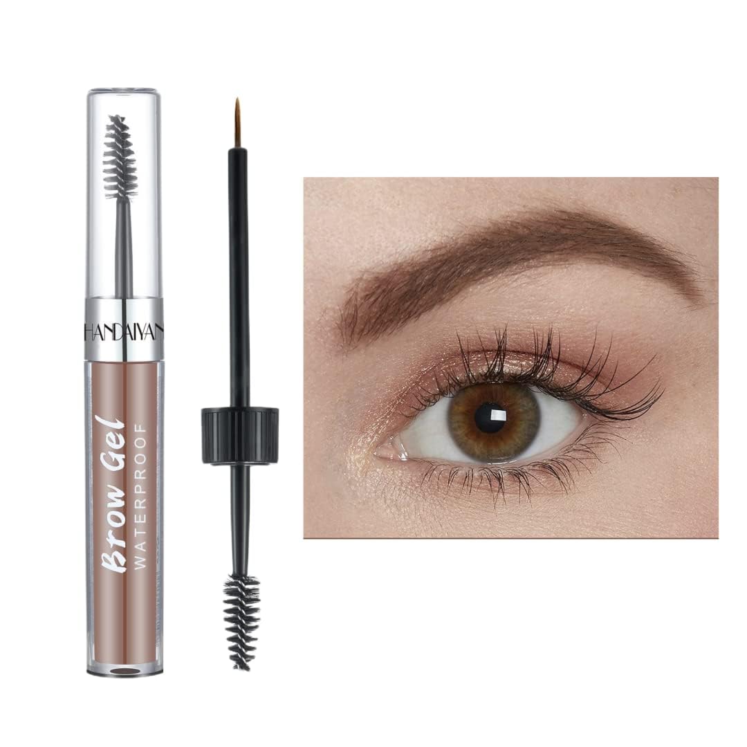 TERRIFIEyebrow Gel Waterproof, Brow Shaping Gel for Liquid Styling, Creates Defined and Long-Lasting Brows, Ideal for Everyday Makeup in Brown