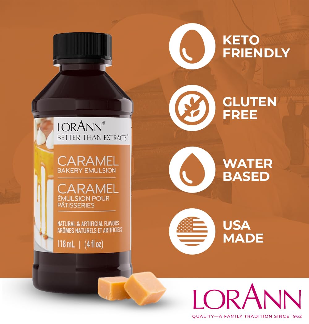 Bakery Emulsions Natural & Artificial Flavor 4oz-Caramel