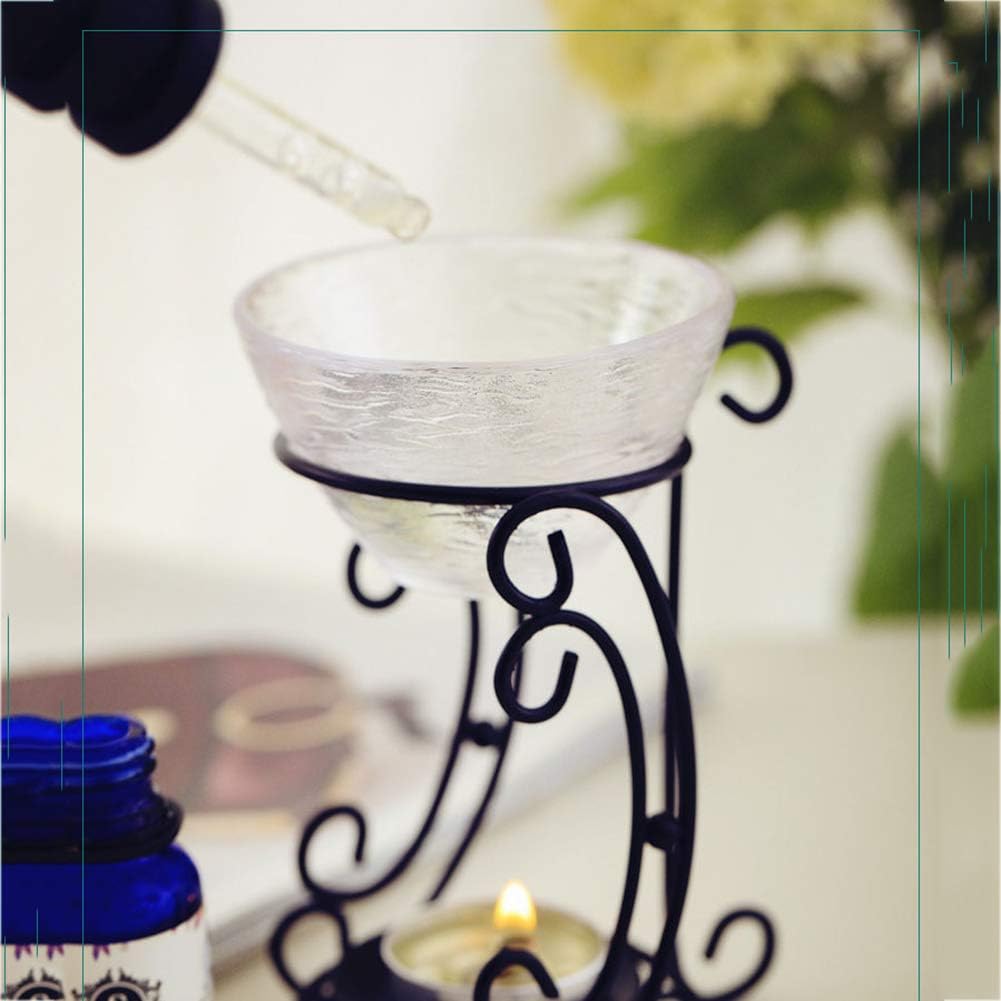 2 pcs Candle Holder and Essential Oil Diffuser Aromatic Oil Burner Deer Shape Iron Aroma Furna Burner Furnace Candle Aromatherapy Essential Oil Lamp Geometric Home Office Decoration