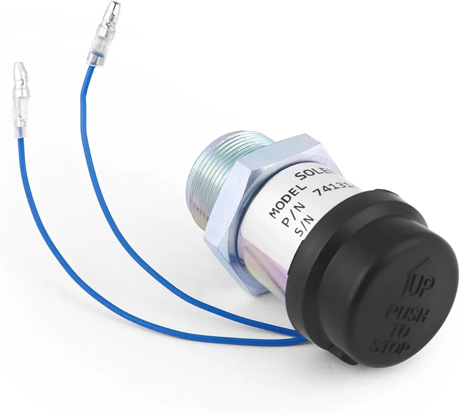 12V Stop Solenoid valve 7413147,MM409-67001,195-8411,30L87-00060,30A87-00060 for S3L2-E2 S4L2 L2E K3 E305C/K4N EB12.4 UKFSS113