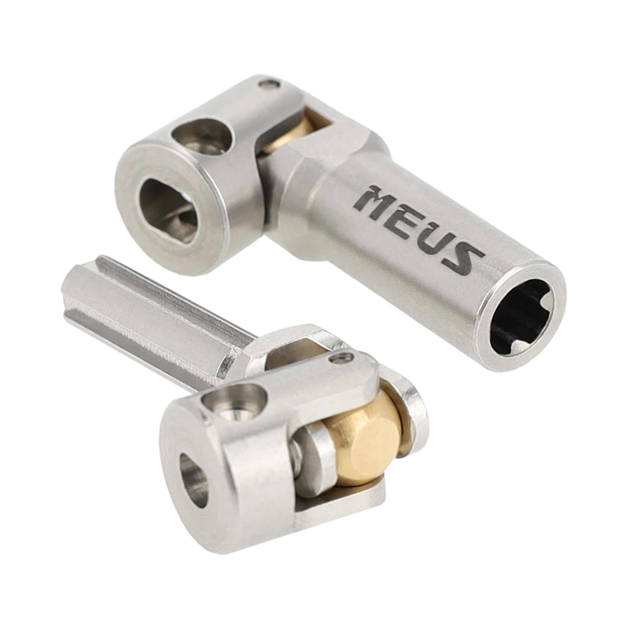 AXspeed 2 pezzi sterzo anteriore in acciaio CVD Drive Shafts 1/18 albero di trasmissione per TRX4-M TRX4M RC Crawler Car