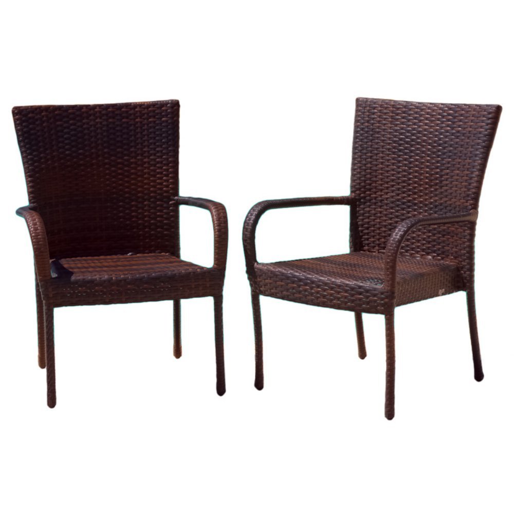 Best Selling Outdoor Wicker Chairs, 2-Pack