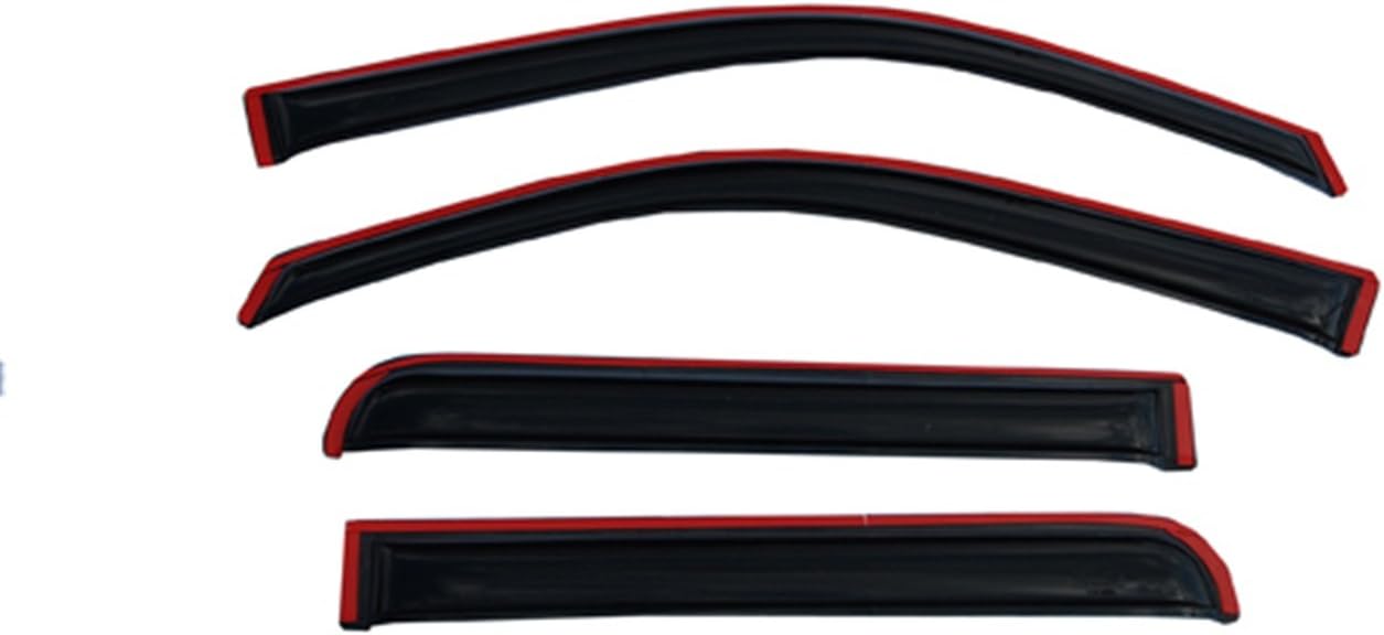 Auto Ventshade [AVS] In-Channel Ventvisor / Rain Guards | Fits 2009 – 2014 Ford F-150 SuperCrew, 2010 – 2014 SVT Raptor SuperCrew- Smoke, 4 pcs. | 194155