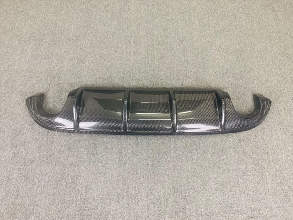 Tylny dolny zderzak samochodowy dyfuzor warga do Infiniti Q50 2014-2017 wygląd włókna węglowego