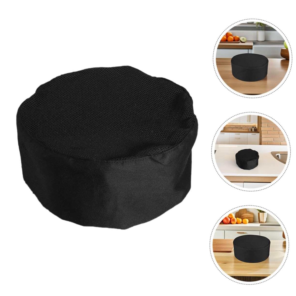 UKCOCO 6 Piezas Gorros de Chef Unisex Gorro de Cocina Ajustable Transpirable para Hombres Mujeres Adultos Catering y Cocina