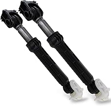 2 ammortizzatori DL-pro 120N per Whirlpool Bauknecht 480111102361 per lavatrice, Nero