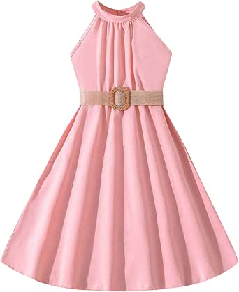 JiAmy Abiti per ragazze con volant, abito in tulle, per bambini