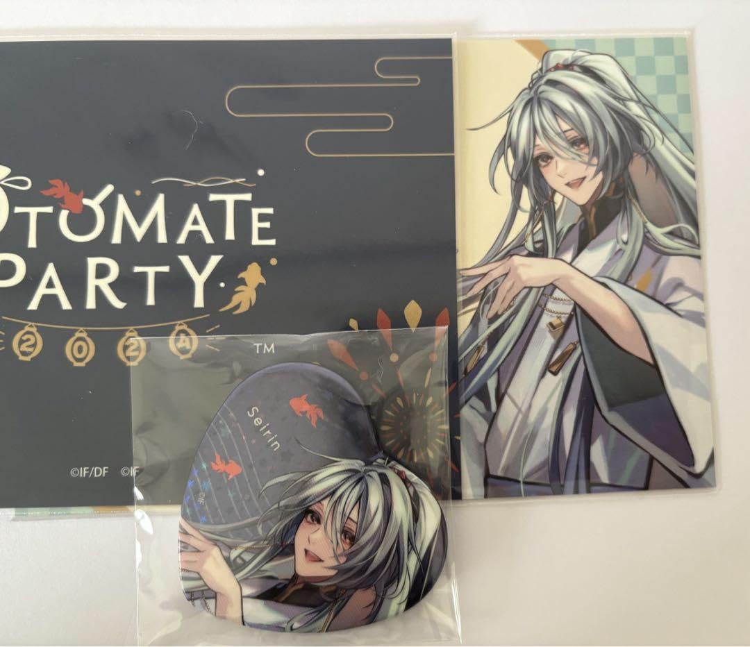 Amazon.co.jp: マツリカの炯 青凛 オトパ ハート缶バッジメッセージ