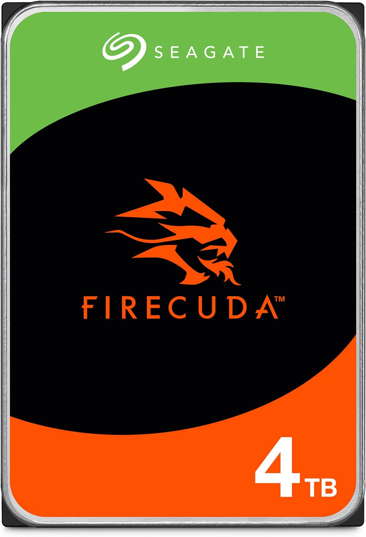 Seagate FireCuda HDD 4TB, Internal Hard Drive HDD, 3.5 Inch, CMR, SATA, 6 Gb/s, 7.200 RPM, 256MB Cache 300TB/year, Data Rescue Services (ST4000DXZ05)