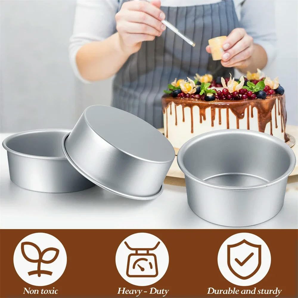 Molde redondo para tartas, molde para tartas de queso, antiadherente, herramientas de cocina