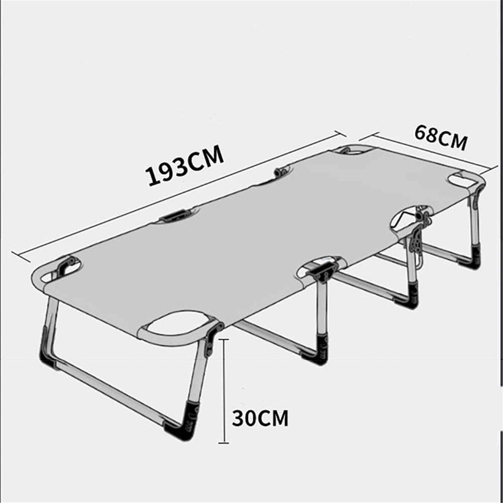 Lettino Prendisole Leggero Letto Pieghevole Con Cuscini Divano Singolo Ampliato Poltrona Poltrona Da Ufficio Lettino Da Campeggio Portatile All'aperto Letto Di Accompagnamento Semplice, Carico