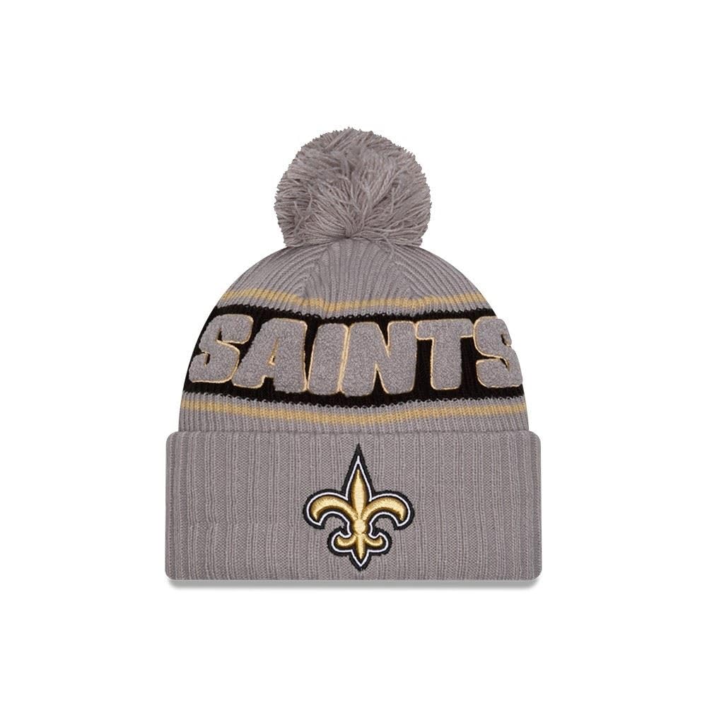 New Era Men's NFL Sideline Knit New Orleans Saints One Size Fits Most