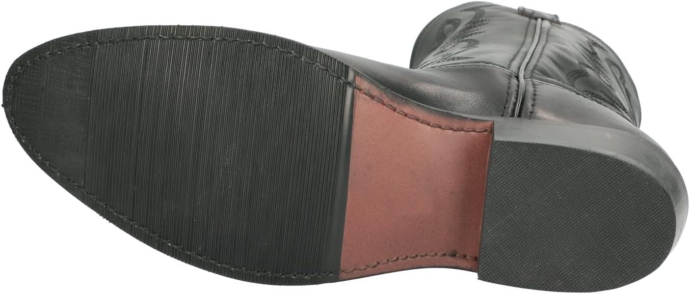 Men's Denver Leather Western Boot 9D - Image 5