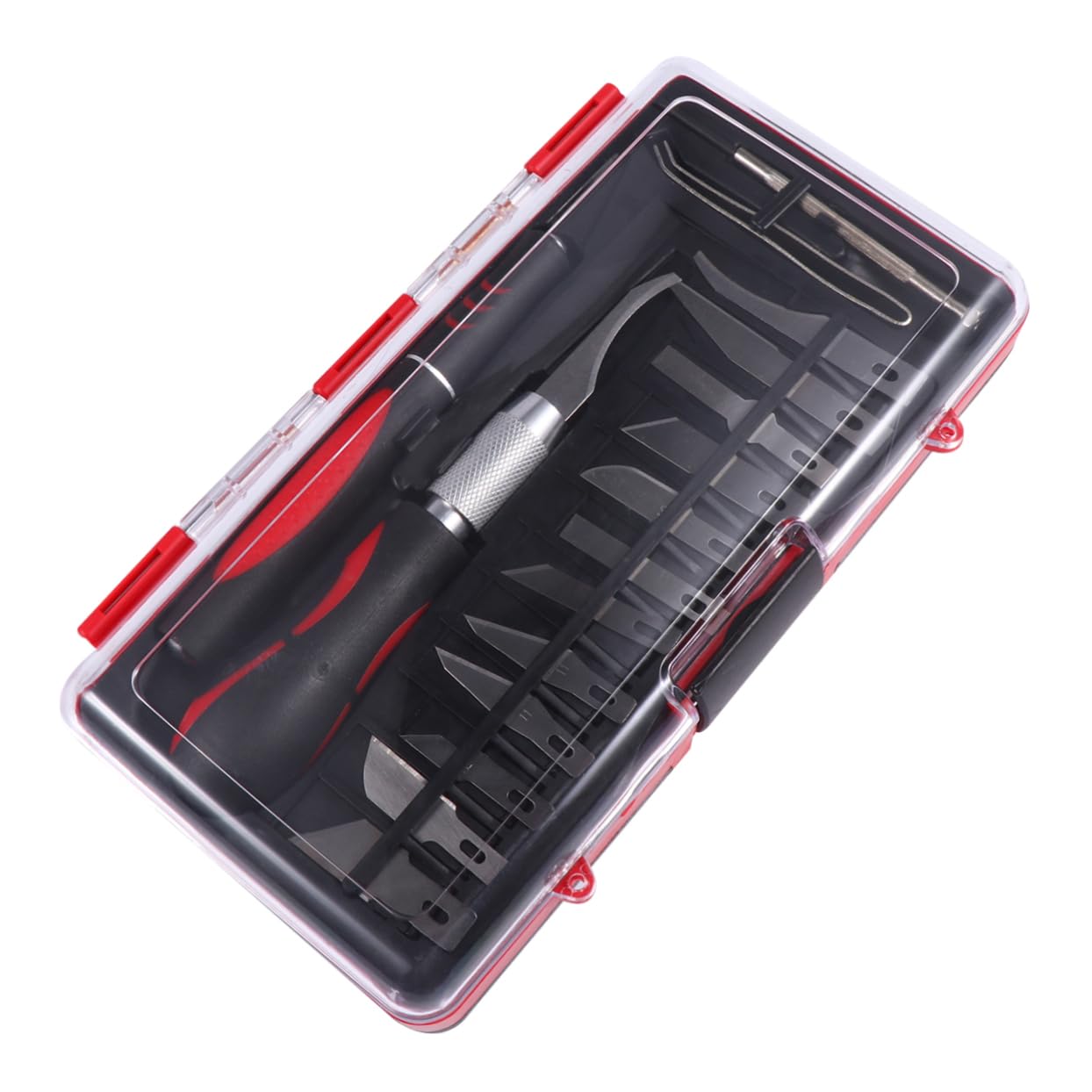 UKCOCO Set 16 Pezzi Sgorbie Palmari in Acciaio al Carbonio per Intaglio Legno e Modellismo, Strumenti per Artigianato e Scrapbooking Adatti a Principianti