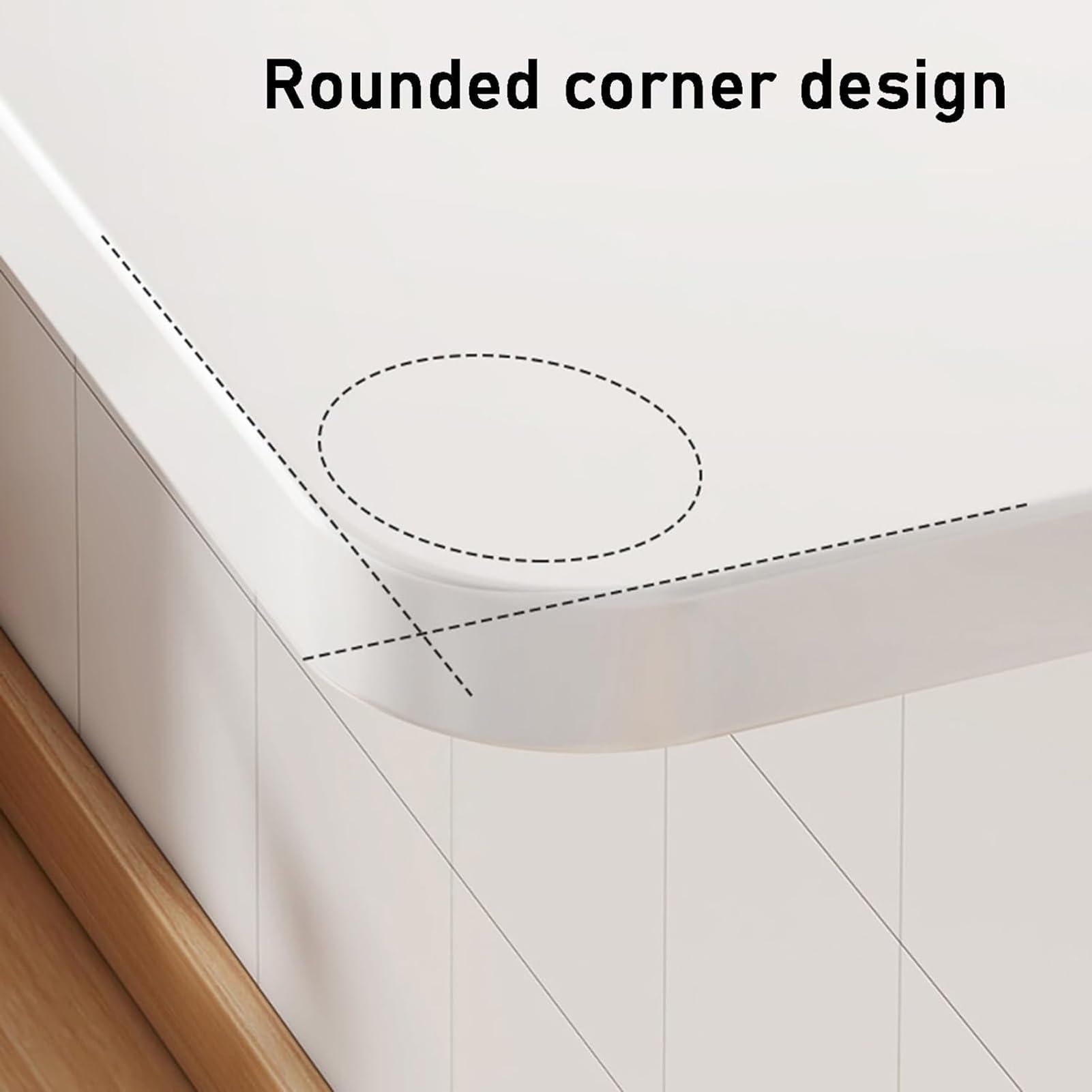 Wandmontierter Klapptisch, S-sparend, schwimmender Tisch für Zuhause, Büro, stabile Tragfähigkeit, ideal für Boo-Fotos und Vasen, Holzfarbe, 60 x 20 cm / 23.6x7.8in