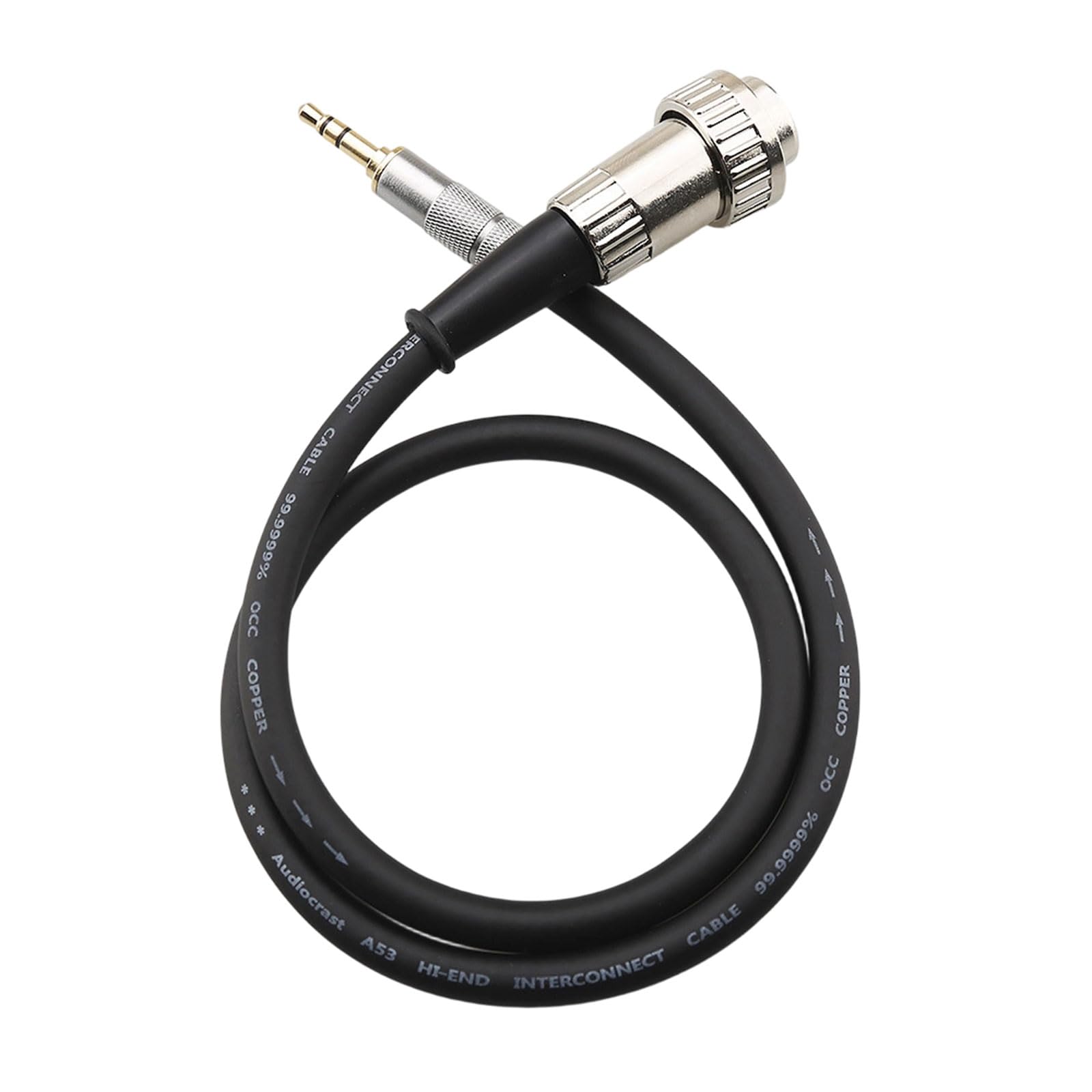 Il cavo audio portatile da 3,5 mm a 5 pin con connettori DIN garantisce un trasferimento ininterrotto per amplificatori scolastici, connettori Il cavo audio garantisce un trasferimento