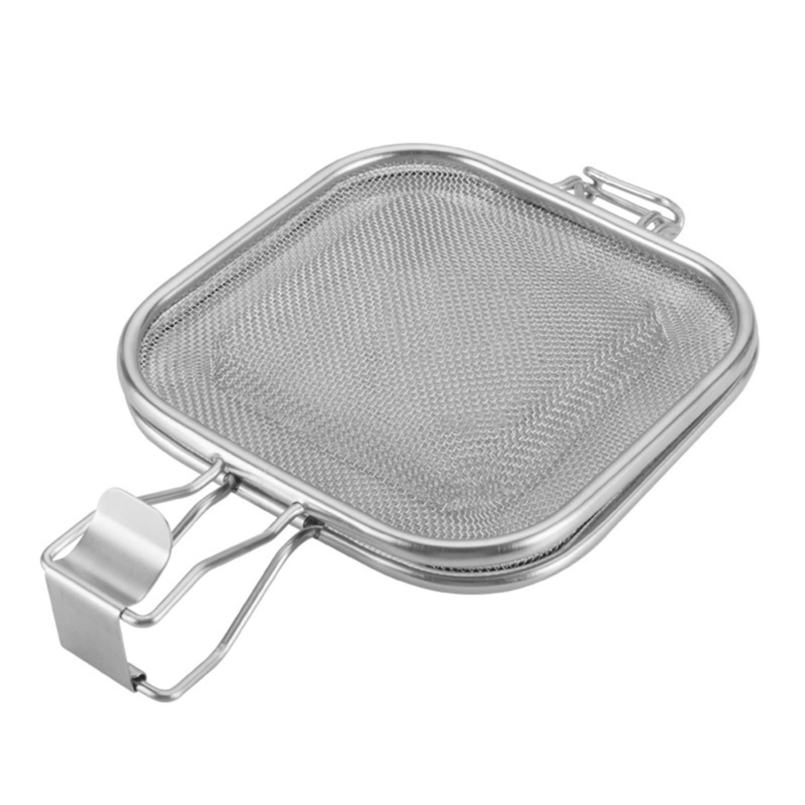 Buxuaaaa Stainless Steel Sandwich Grilling Rack Practical Baking Tool Sandwich Grilling Mesh Roasting Net for Professional Use Oven Mold