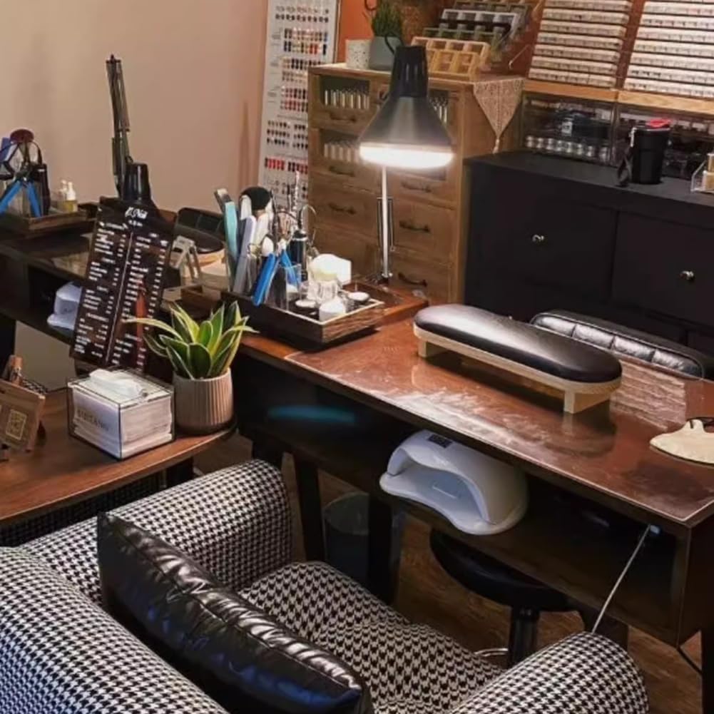 Amazon.co.jp: 無垢材マニキュアテーブル、純粋な木製アートネイル