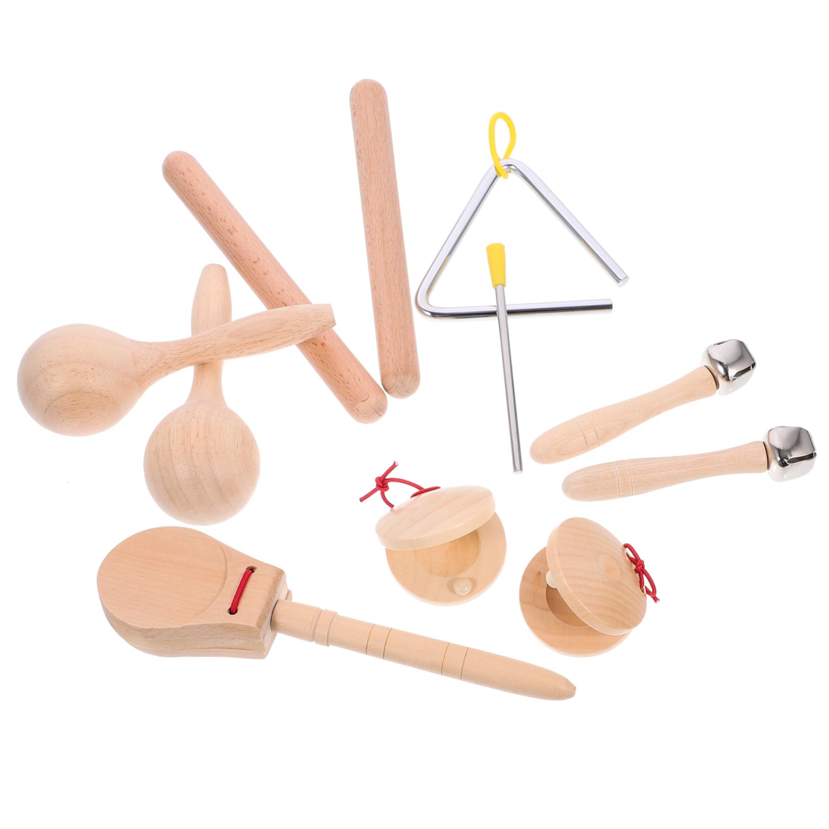 Strumenti Musicali in Legno per Giocattolo Ritmico Educativo per Sviluppo Coordinazione Occhio Mano Regalo Compleanno Sicuro e Liscio