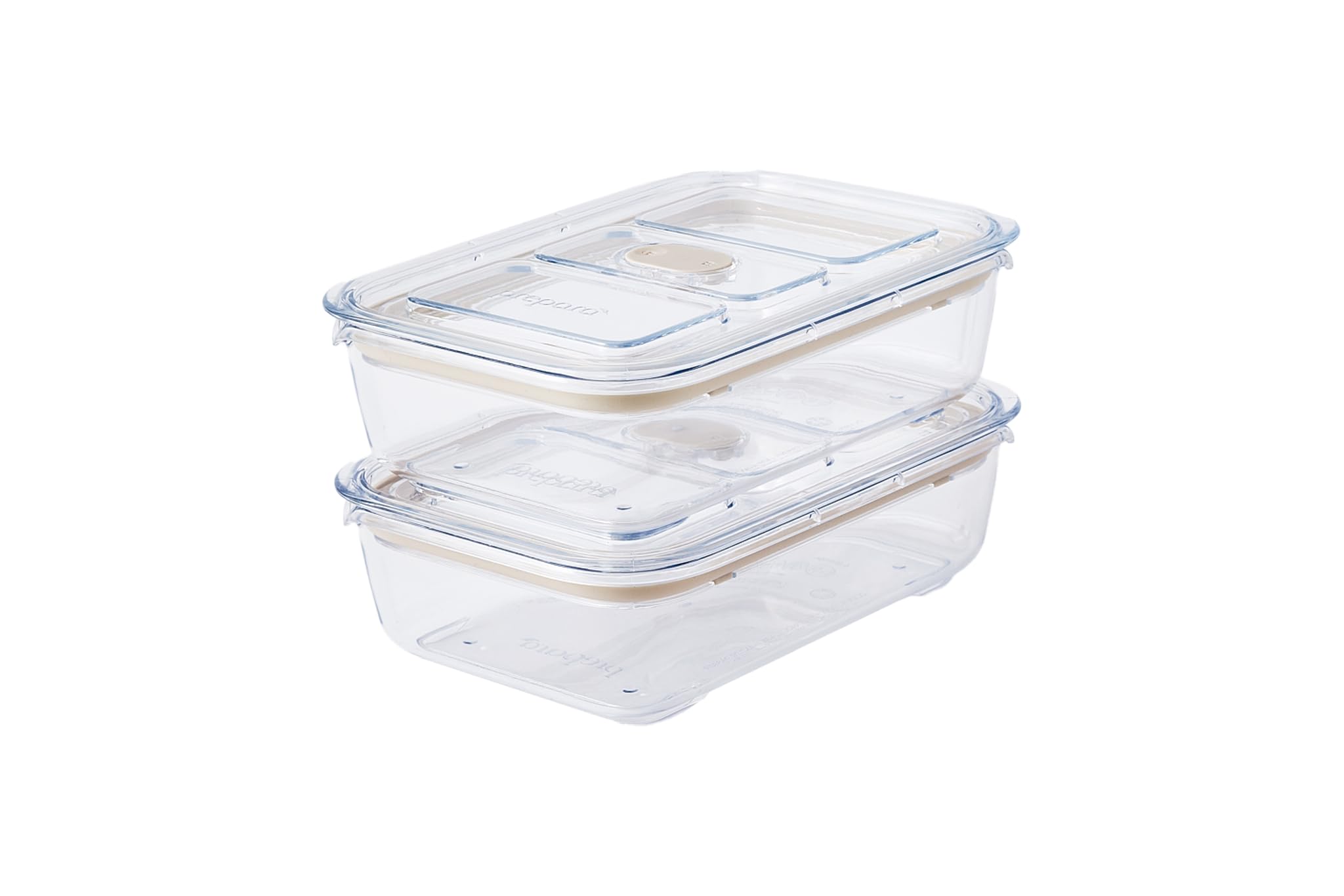 LatchLok Click 4.3 Cup Food Storage Container, Set of 2, Oat