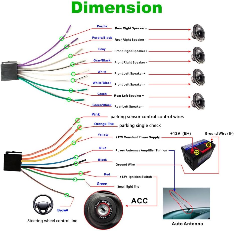 Car Stereo Double Din Bluetooth Car Radio 7 Inch MP5 Player HD Touch Screen FM Radio Audio Receiver AUX in USB TF Card Input UNITOPSCI Multimedia Player Mirror Link with Backup Camera