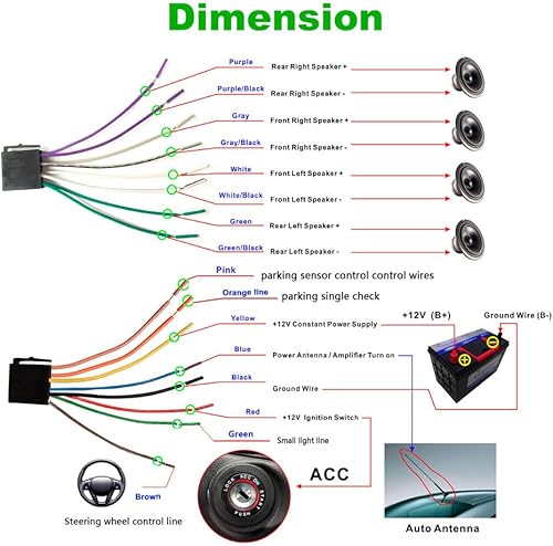 Miniatura 8 de Radio estéreo de coche doble DIN Bluetooth para automóvil 7 pulgadas reproductor MP5 para automóvil pantalla táctil HD radio FM receptor de audio