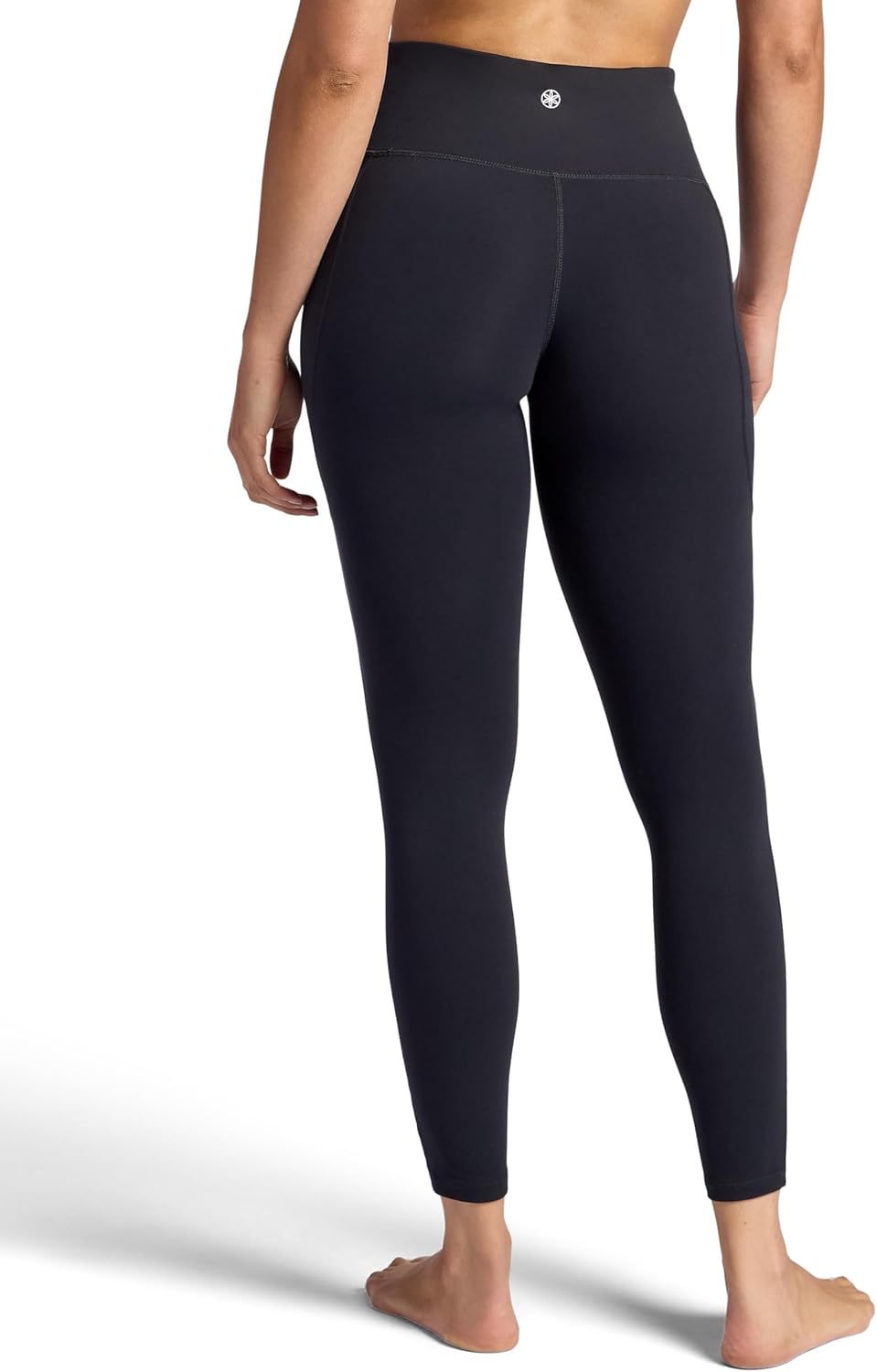 Gaiam Womens Om High Rise Salutations 7/8 Legging, Slim Fit, 25” Inseam, Moisture-Wicking - Image 2