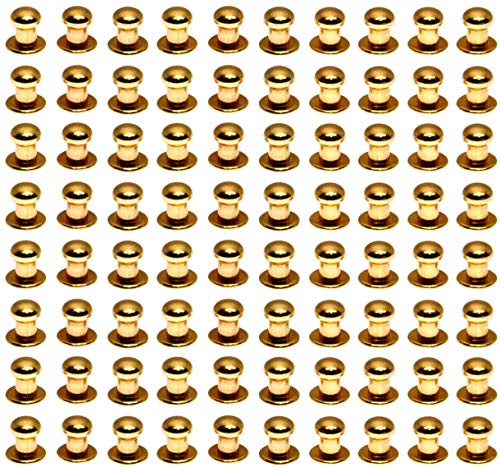 starPG ネジ式 6mm ギボシ 80個セット レザー用 レザークラフト ハンドメイド パーツ