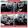 GADLANE Retractable Steering Wheel Lock - Universal Anti-Theft Device & Deterrent, Suitable for Van/Caravan/Truck/SUV (Includes Safety Hammer), Car Wheel Lock with 3 Keys (Black) #5