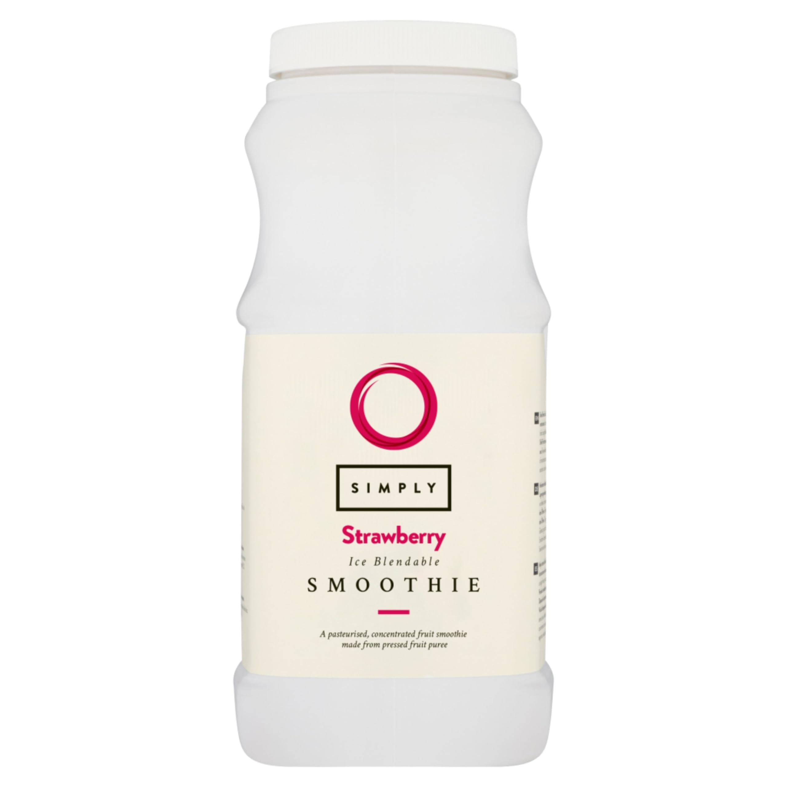 Simply Strawberry Smoothie, Vegan Blendable Concentrated Smoothie Mix Made with Real Fruit Puree (1 Litre)