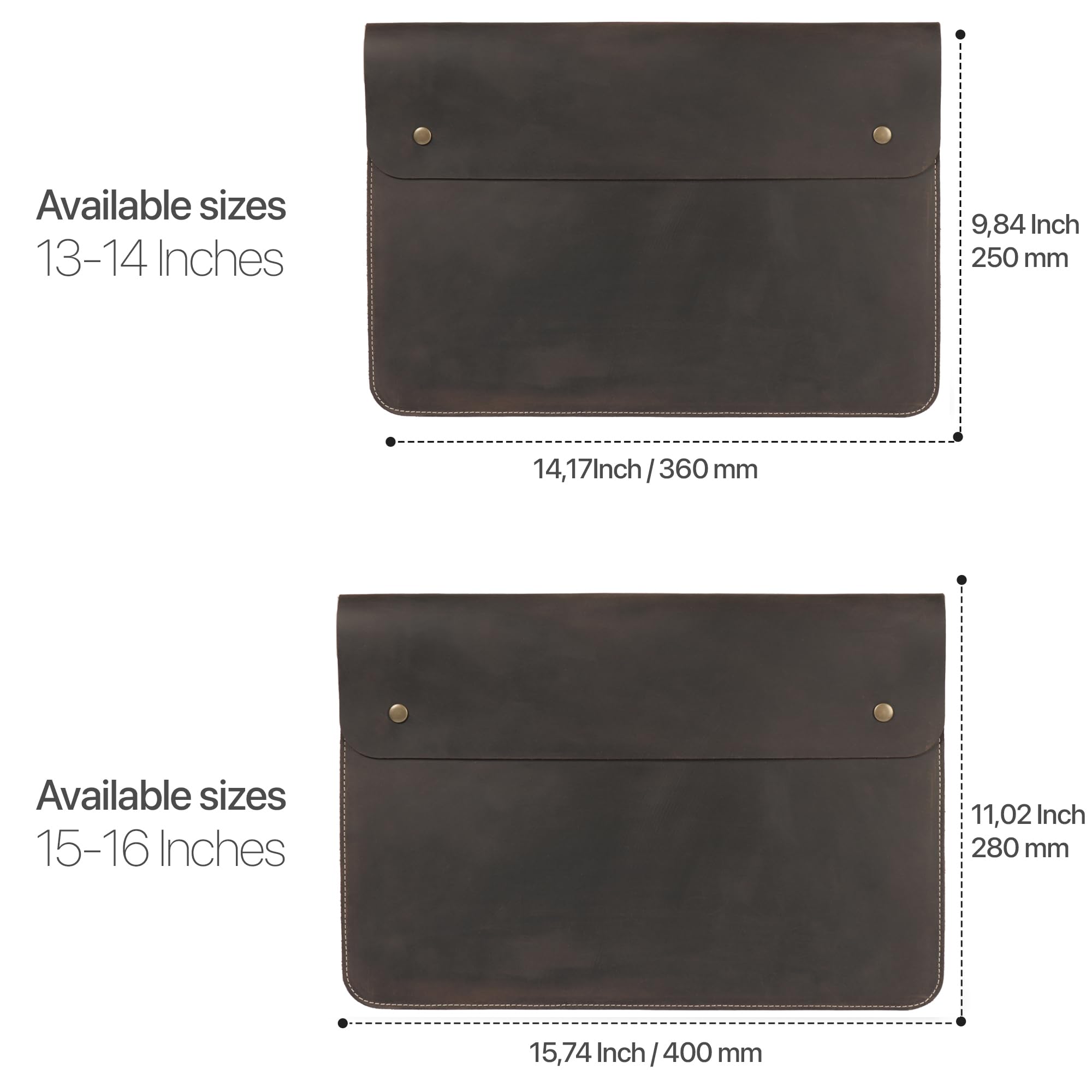 Amazon.com: MegaGear Top Grain Leather MacBook Bag Laptop