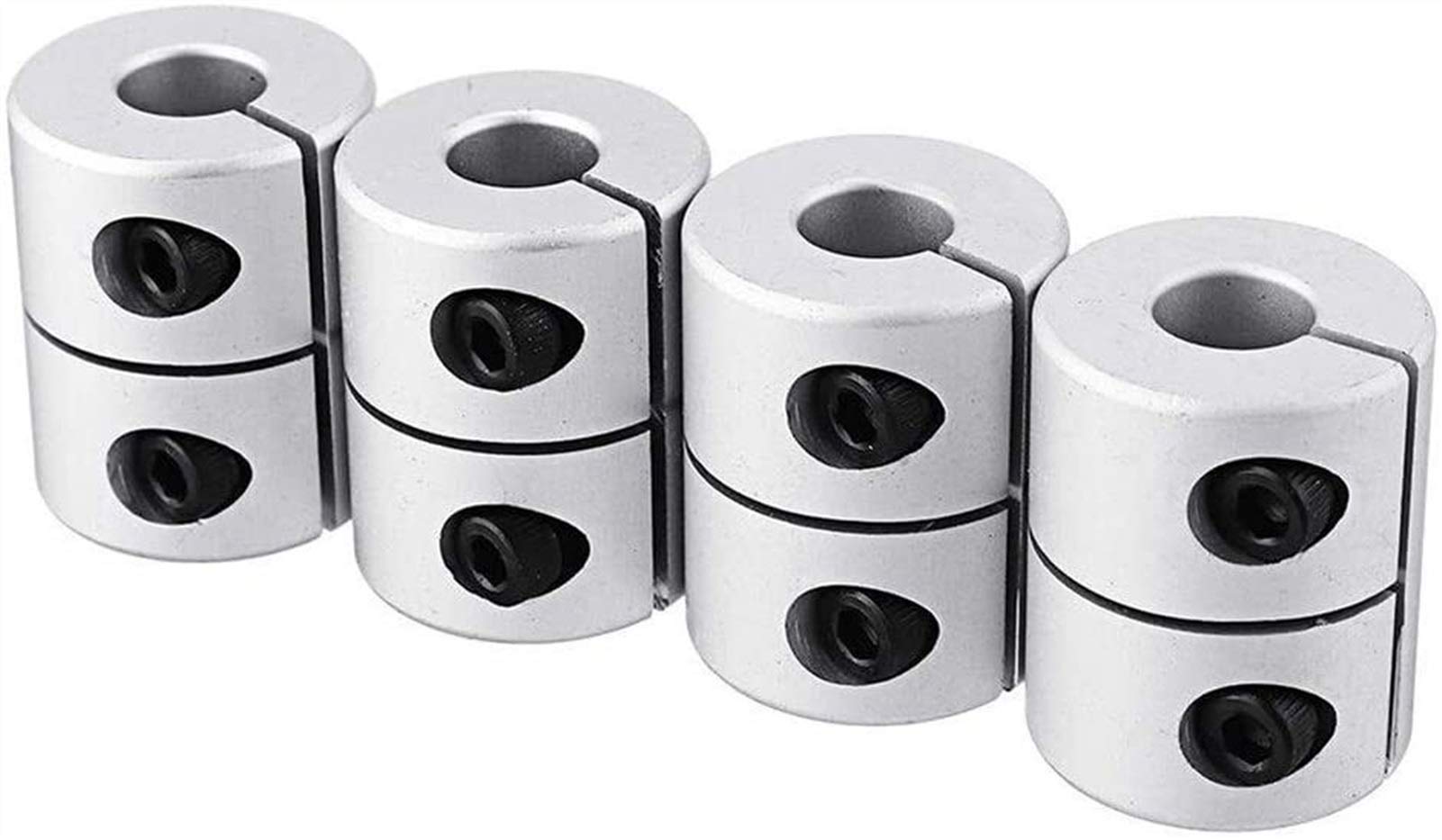 pièces d'imprimante Coupleur d'arbre en Aluminium de 5mm à 8mm coupleur de Serrage Rigide pour imprimante 3D Accessoires d'imprimante 3D Accessoires d'imprimante