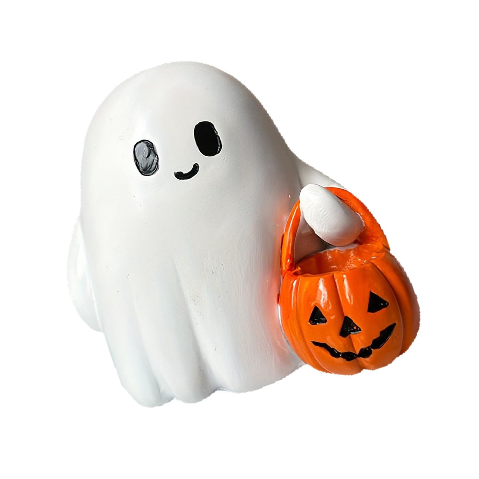 Yhplxyuus Halloween Specters Statue with Pumpkin Resin for Themed Parties Kids Room Safe Decoration Specters Pumpkin Accent Synthetic Resin Homes Decors