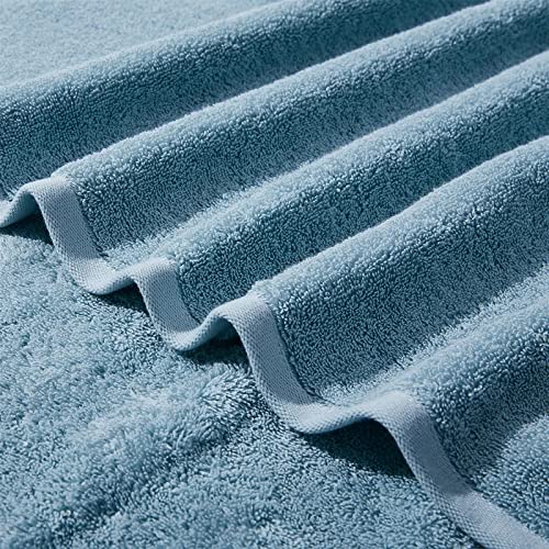 Serviette de bain super absorbante ensemble coton doux 70x140cm - 4