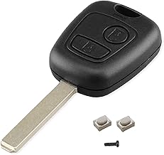 Peugeot Key Case for Peugeot 107 207 306 307 406 407 Citroen C1 C2 C3 C5 C6 Keys, Citroen 2 Buttons Car Key Peugeot Replacement Key Peugeot Remote Control