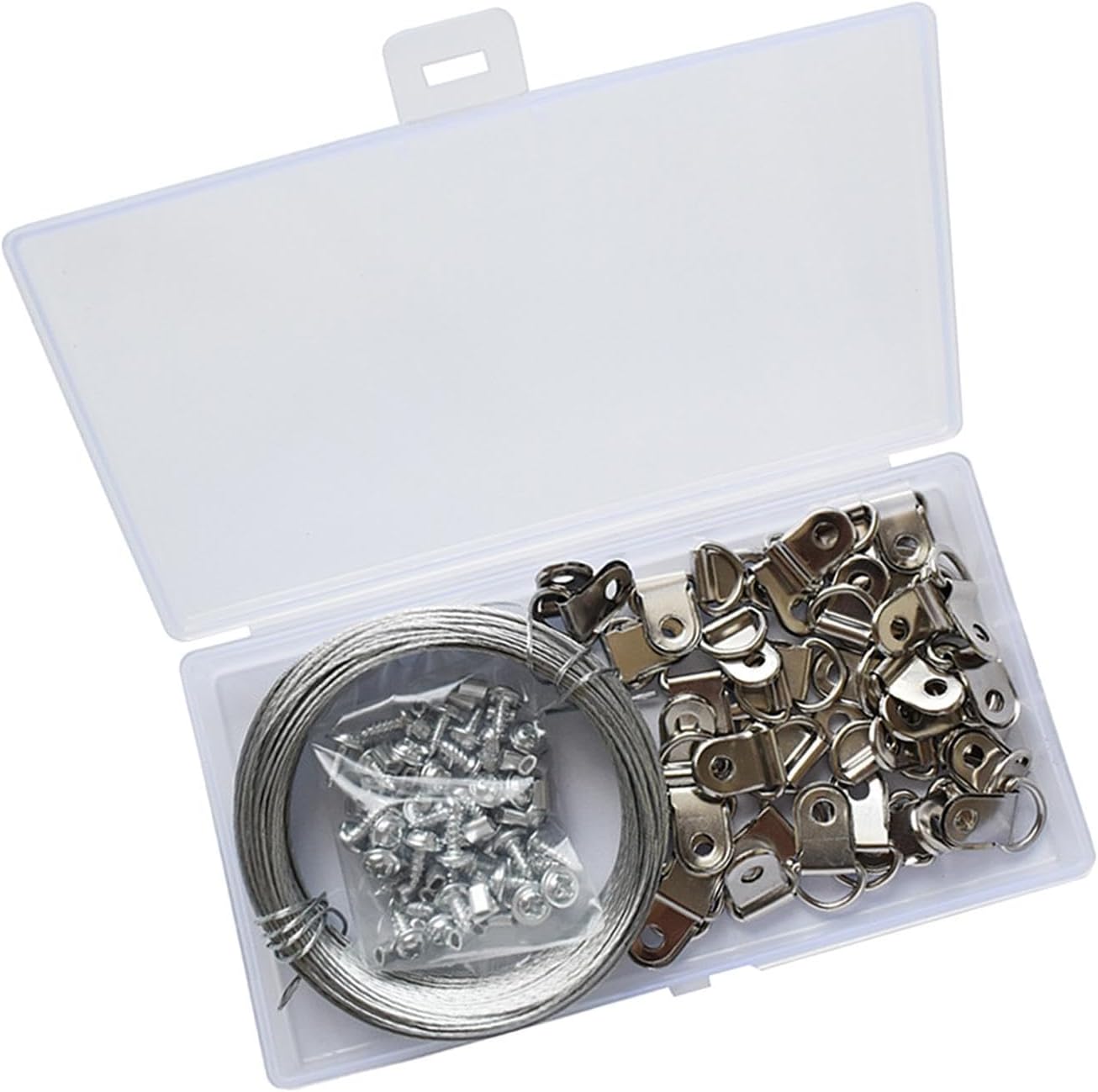 MERISHOPP™ Picture Hanging Wire Kit Picture Frame Hanger Metal for Photo Frame Pictures|Home & Garden|Home Improvement|Building & Hardware|Nails Screws & Fasteners|Hooks