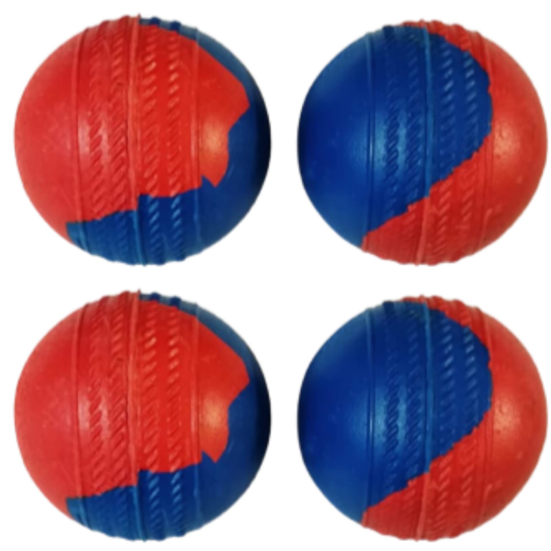 Beauty Tool Rubber Balls for Kids and Adults (Multipurpose Usage) | Pack of 4 |(Multicolor)