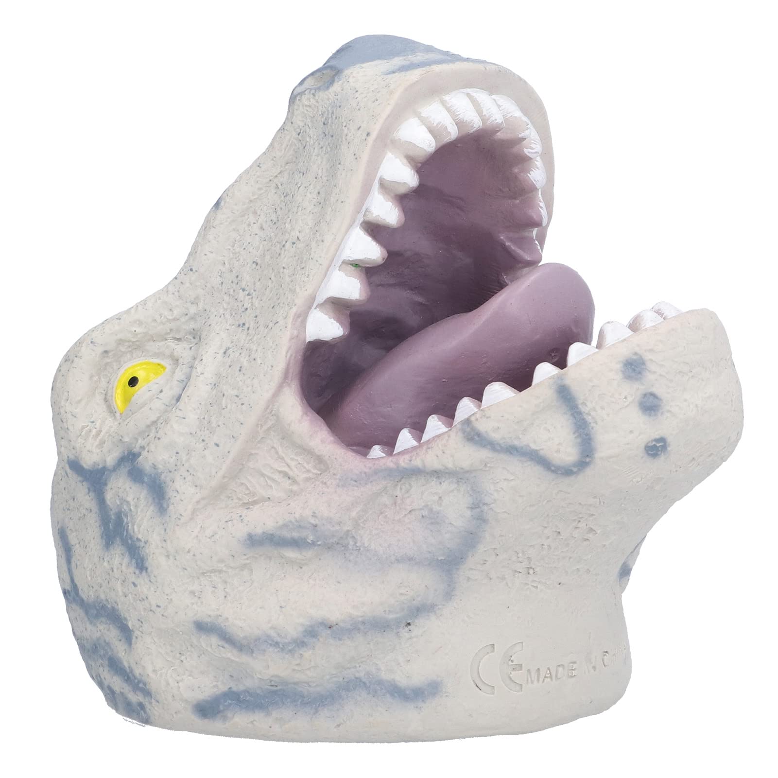 Marionnette à main de grande taille personnalisée de 60cm avec bouche ouverte poupée de dinosaure en peluche ventriloque pour enfants jouet