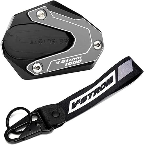 Miniatura 10 de CNC aluminio for Suzuki VStrom 1000 XT DL1000 2014-2019 2017 V-Strom 1050xt 2020 2021 2022 Motorcycle Kickstand Foot Side Stand Extension (Color