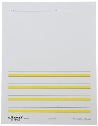 Abilitations 089668 Integrations Hi-Write Journal Paper - Intermediate 2 Paper - 100 Pack
