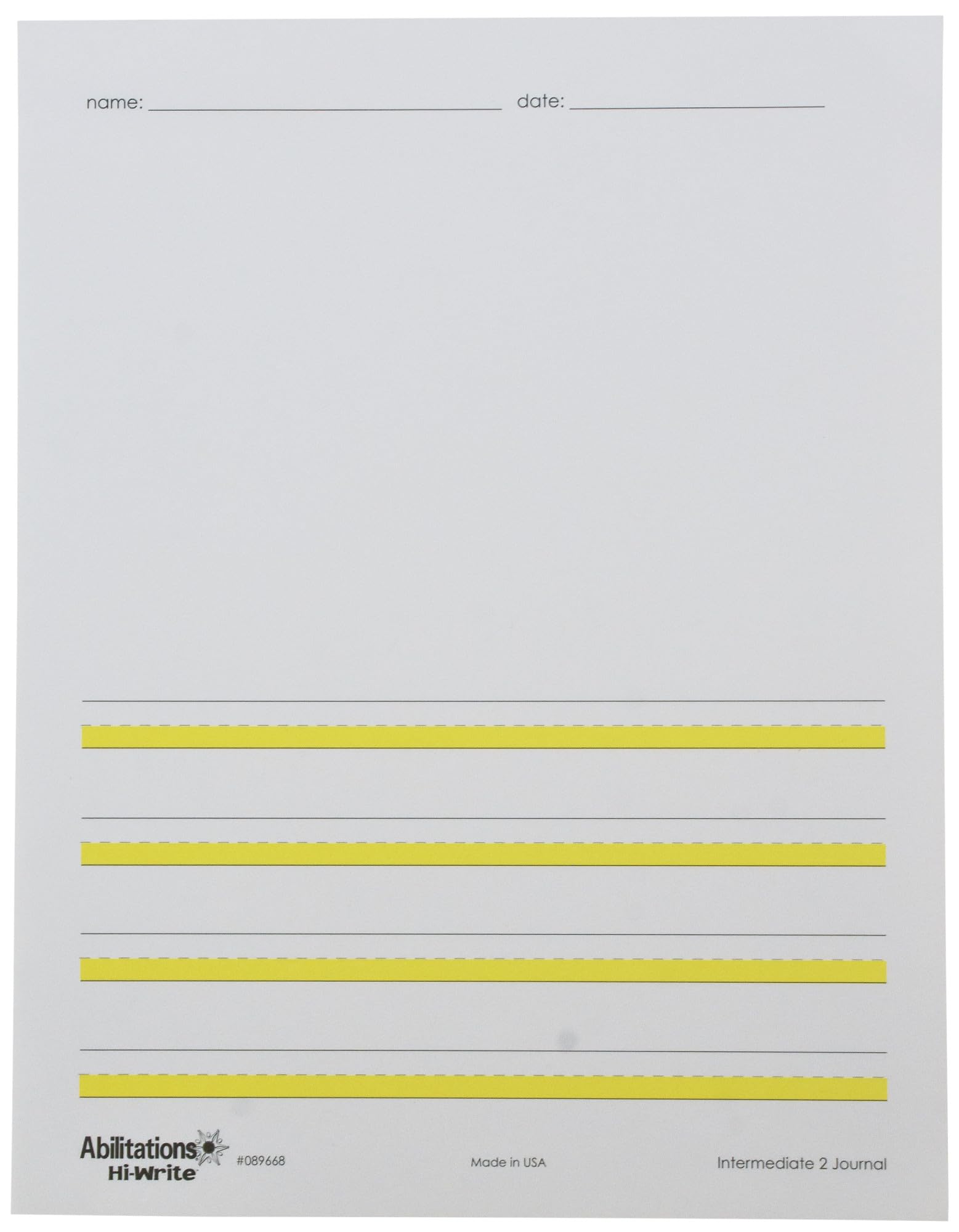 089668 Integrations Hi-Write Journal Paper - Intermediate 2 Paper - 100 Pack