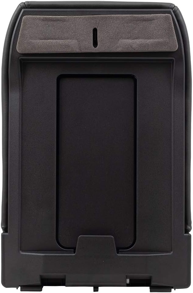 Brock Replacement Dark Gray Center Console Lid Repair Kit Compatible with 2001-2006 Silverado Sierra Pickup Truck Tahoe Yukon & XL 19127364