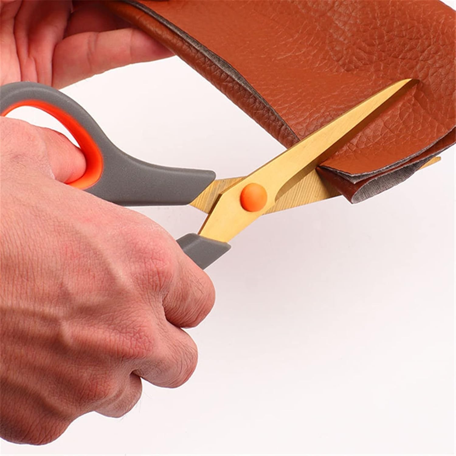 INLIMA Gardening Scissors Tailor Scissors Cutting Fabric Cutter Paper Needlework Stationery Office Scissor Embroidery Leather Sewing Shears (Color : Glod 8inch 20cm)